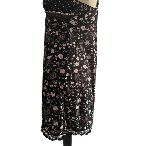 Vintage California Dynasty Y2K Floral Strappy Night Gown Lingerie Sz Medium Wome - Picture 8 of 9